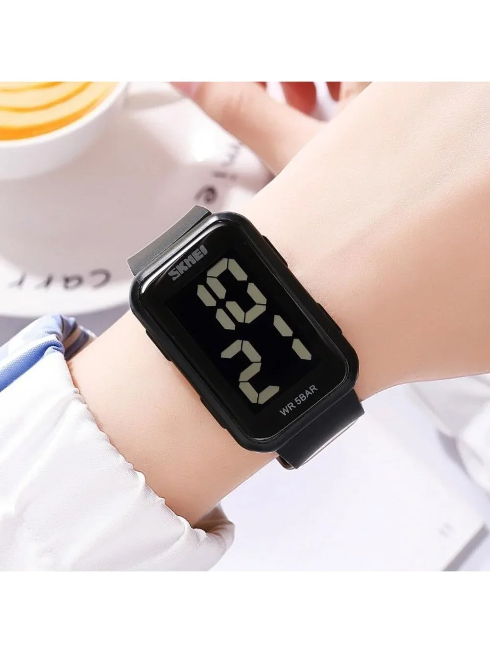 Stylish Waterproof Digital Watch with Large Display for Men & Women